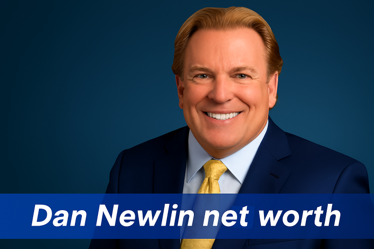 Dan Newlin smiles confidently in a professional portrait, visually representing the success associated with dan newlin net worth.