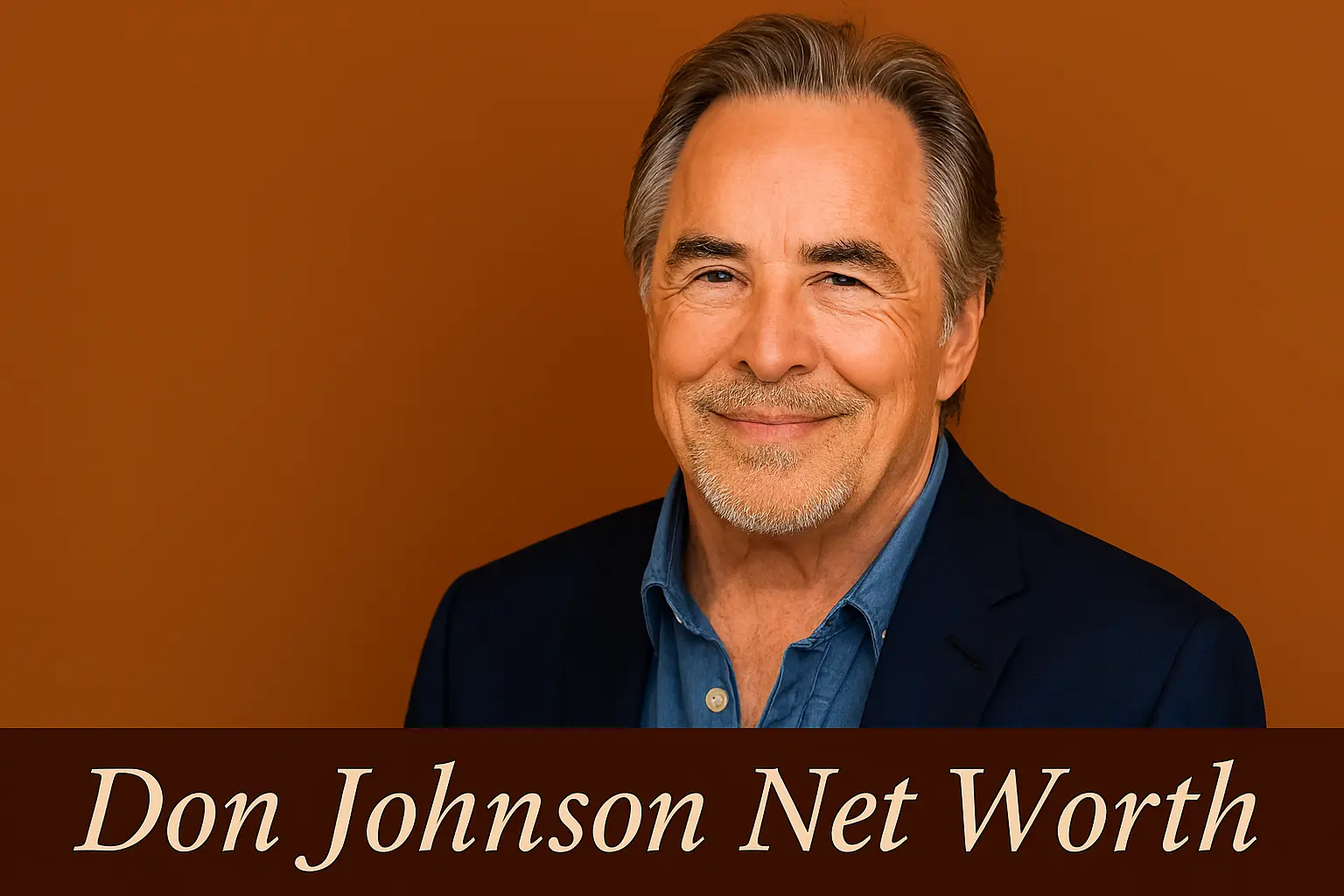 Don Johnson net worth highlighted in a bold graphic showcasing his $50 million fortune built through acting, ownership, and investments