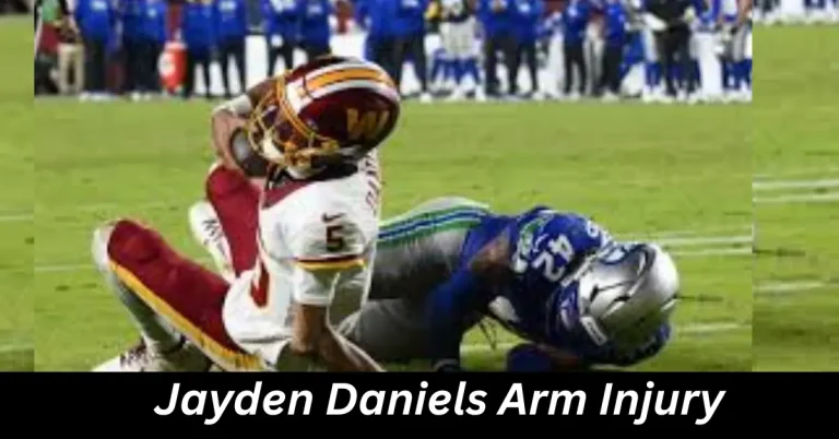 Jayden Daniels Arm Injury