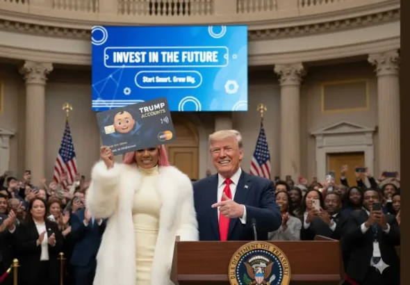 Nicki Minaj is Backing the "Trump Accounts"